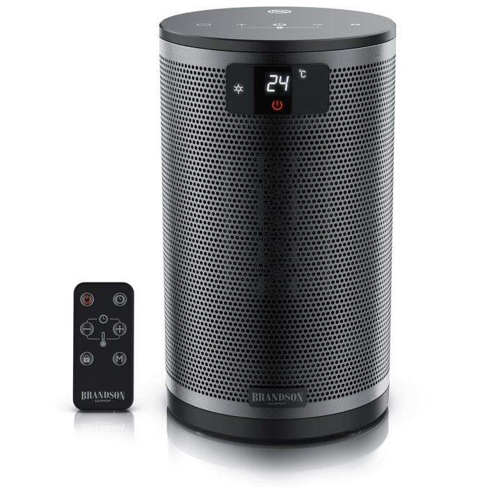 Тепловентилятор з пультом дистанційного керування - Лауреат нагород - ЕКО-режим, енергозберігаючий, тихий - 1500 Вт - 2 швидкості - Захист від перекидання та перегріву