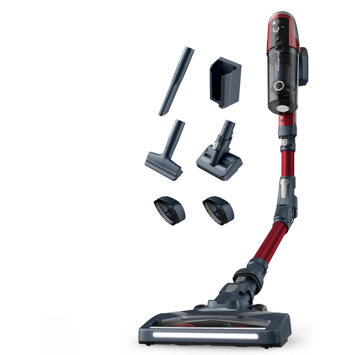 Акумуляторний пилосос Rowenta RH6471 X-Pert 6.60 Легкий Аксесуари для домашніх тварин Світлодіодний дисплей Гнучке з'єднання 100 В