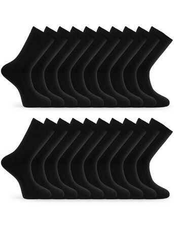 Пар чоловічих шкарпеток, бавовняні шкарпетки чорного або синього кольору, дихаючі чоловічі шкарпетки розмір 43-46 Чорний, 20