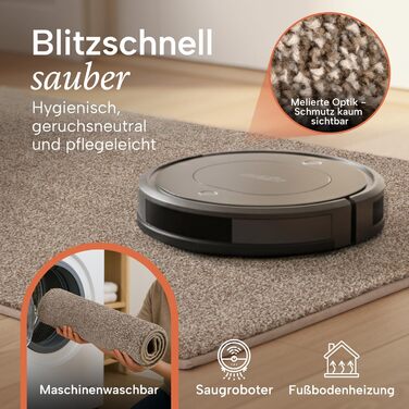 Килимок для дверей Blumtal 50x80 см - Килимок для бруду з мікрофібри з водонепроникною підкладкою з TPR - Нековзний килимок для дверей для приміщень - Високопродуктивний килимок для бруду з мікрофібри - Бежевий килимок для дверей 50 x 80 см (прямокутний)