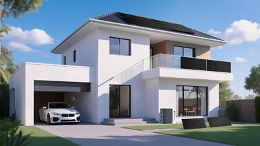 Балконна електростанція з накопичувачем, розширювальні акумулятори ємністю 2560 Втгод для Venus D, 6000 циклів зарядки, можливість розширення до 15,36 кВтгод, водонепроникний та пилонепроникний IP65, модульна конструкція 2,56 кВтгод (розширювальні акумуля