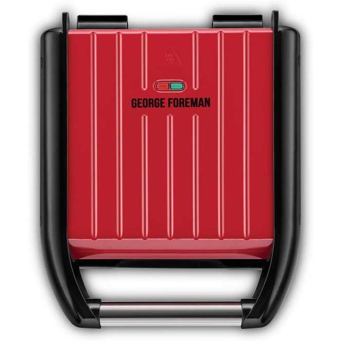 Розмір 24х17см - на 3 порції Compact Steel Red (для м'яса, риби та овочів, паніні та бутербродниці, зменшує до 42 жиру)25030-56 Компактний одинарний