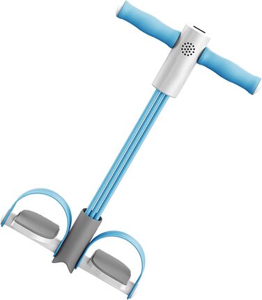 Еспандер для педалей, натяжний трос для педалей розумне обладнання для сидіння з 6 трубками, зручні стрічки для педалей, для тренувальних педалей, еспандер синього кольору