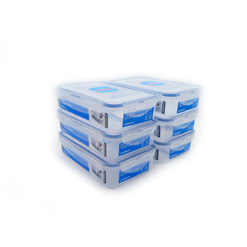 Контейнери для зберігання продуктів Lock & Lock, герметичні, прямокутні, приблизно 770 мл, 6 шт. 1