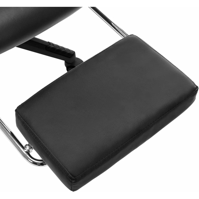 Ігрове крісло з підставкою для ніг, офісне крісло, ігрове крісло, обертове крісло, письмове крісло, чорно-золота штучна шкіра