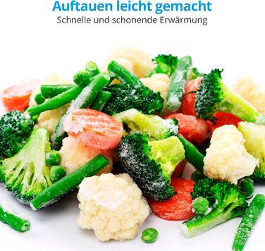 Мікрохвильова піч MEDION 3 в 1 з функцією гриля та гарячого повітря (23 літри, потужність 800 Вт, верхній гриль/потужність гарячого повітря 1200 Вт, окремо стояча, MD17495) срібло