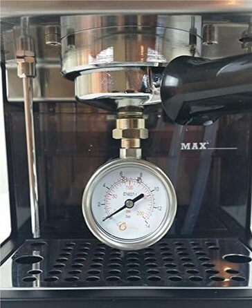 Манометр з портафільтром для вимірювання тиску заварювання для еспресо-машин