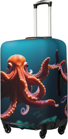 Чохол для валізи Октопус, міцний захист для багажу розміром 45.7-81.3 см, чорний, малий