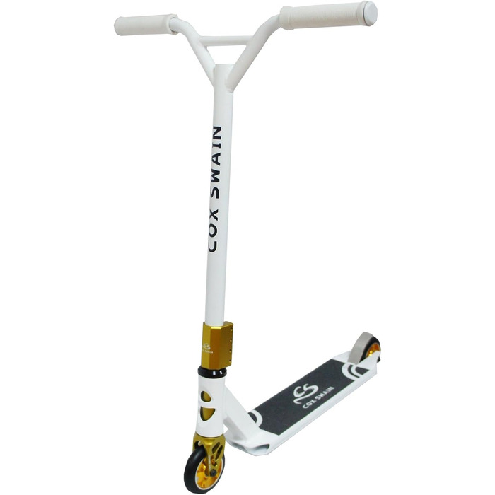 Самокат Cox Swain Stunt Scooter X-385, компресія SCS, вилка з ЧПУ, 100 мм PU / алюмінієві колеса, ABEC 9, діти дорослі, початківці