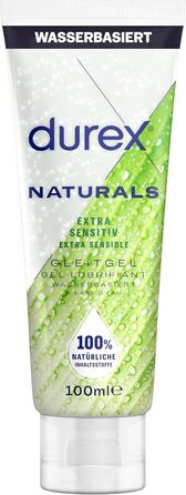 Водна інтимна змазка Naturals Extra Sensitiv з екстрактом алое вера, 100 мл