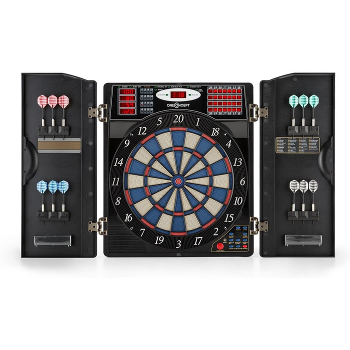 Електронний дартс-машина, мішень для дартсу, електронний дартс, дартс-машина з ігровим комп&39ютером, 38 різних ігор, 211 варіацій гри, до 16 гравців, віртуальний суперник, імітація дерева