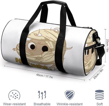 Яскраво-жовта дорожня сумка-мішок з мультяшним малюнком, спортивна сумка для мами та тата, унісекс