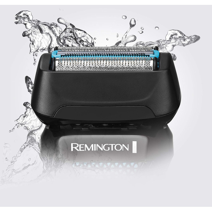 Чоловіча електробритва Remington F6 Aqua (бритва для вологого та сухого гоління, 100 водонепроникна, розкладний тример для детального та довгого волосся, літієва батарея 60 хв, функція заряджання через USB) Сітчаста бритва F6000