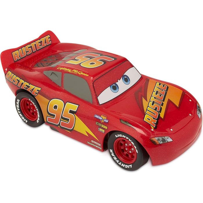 Машинка на дистанційному управлінні Lightning McQueen Pixar Cars, 15 см / 6, 2,4 ГГц, рухається в чотирьох напрямках, години задоволення від водіння, підходить для дітей віком від 3 років і старше