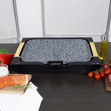 Електрична сковорода Cecotec Rock&Water 2000.кам'яне облицювання RockStone, регульований термостат, можна мити в посудомийній маши