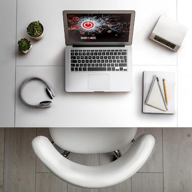 Стільниця Duronic TT120 WE Стільниця столу 120 x 60 x 1,9 см Стільниця для столів на замовлення Ідеально підходить для робочих станцій з регульованою висотою Стіл для роботи сидячи та стоячи для домашнього офісу та офісу 60 x 120 см Білий