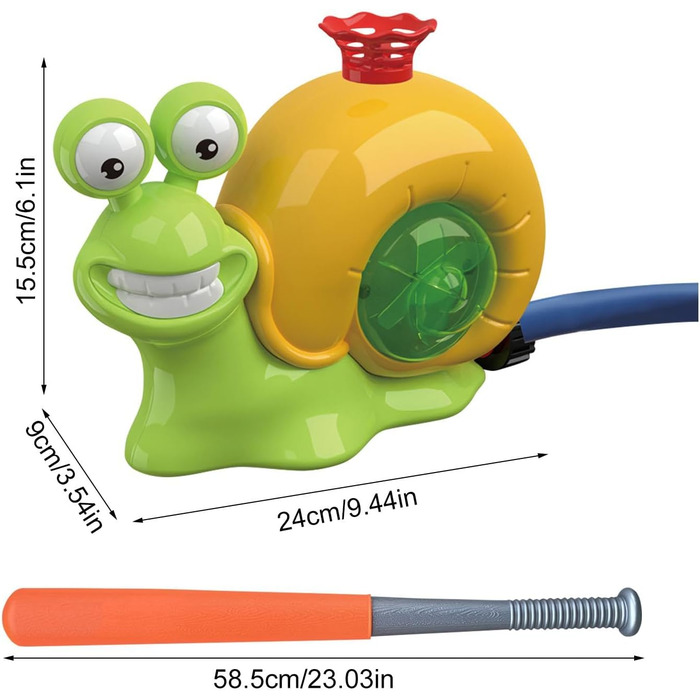 Іграшка-розпилювач з гелікоптером водна іграшка для літніх ігор, бейсбольна іграшка з розбризкувачем води, портативна, весела та ударостійка, басейни та іграшки