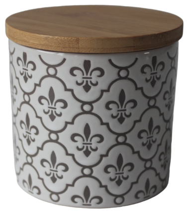 Банка Ornament Limited Edition, з бамбуковою кришкою, 350 мл