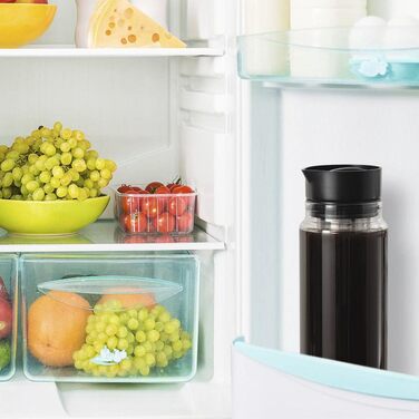 Кавоварка Xavax Cold Brew (кавоварка холодного заварювання, чай і кава 2в1, кавоварка та чайник, пляшка холодної кави 1 л, склянка холодного заварювання для кави з льодом, триколатний заварник, кавоварки)