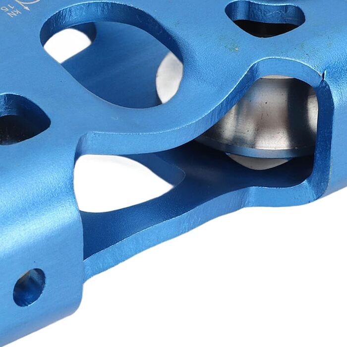 Подвійний блок для зіплайна, канатна дорога у формі серця для скелелазіння та використання, легка та синього кольору.