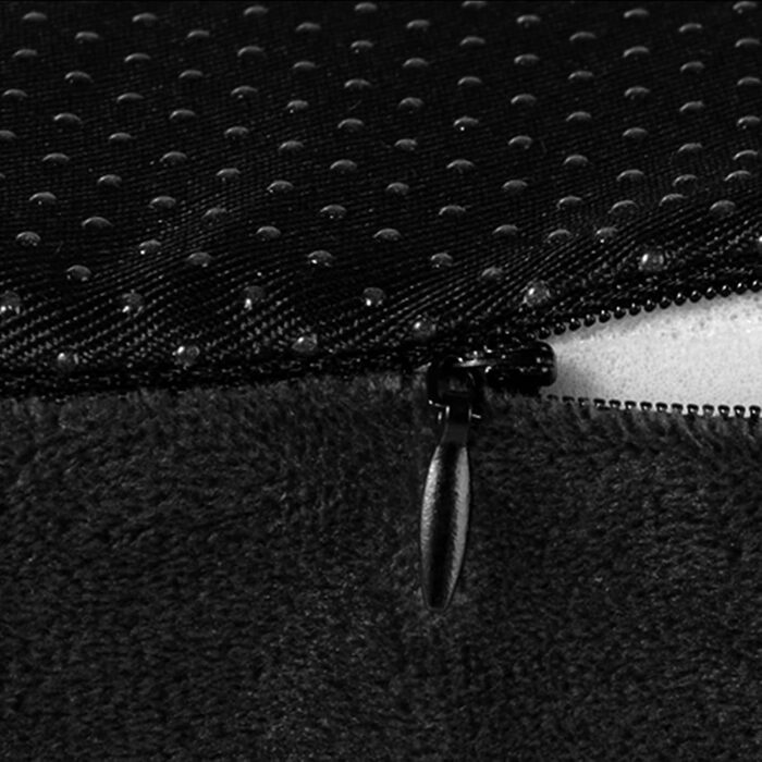 Подушка для вій для нарощування вій, вигнута подушка для шиї, салон краси, нарощування вій, подушка для шийного відділу хребта, ергономічний підголівник з кишенями для підтримки шиї та інструментів, чорна