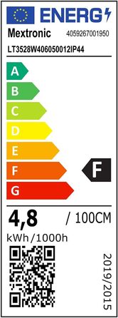Світлодіодна стрічка Mextronic 3528, нейтральний білий (4000K), 24W, 500 см, 12V, IP44