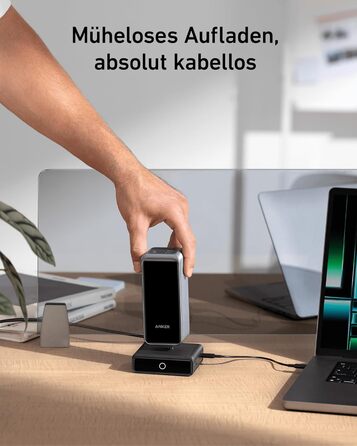 Зарядна станція Anker для Anker Prime Powerbank, потужність швидкої зарядки 100 Вт, 4 порти, для MacBook Pro/Air серії, iPhone 14/