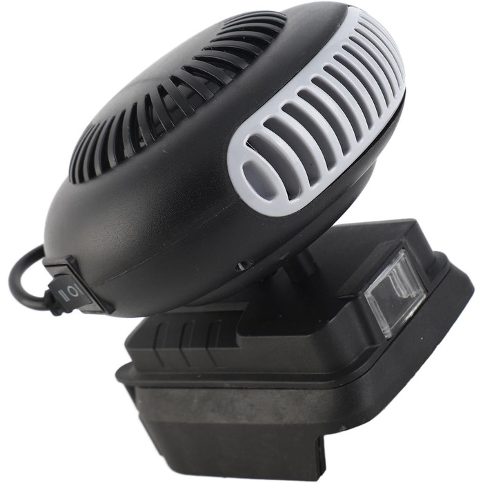 Невеликий обігрівач на батарейках, тиха робота, портативний для BL1815 BL1820 BL1530 BL1840 BL1850 BL1860, підходить для невеликих приміщень, 2 режими температури, 170 Вт