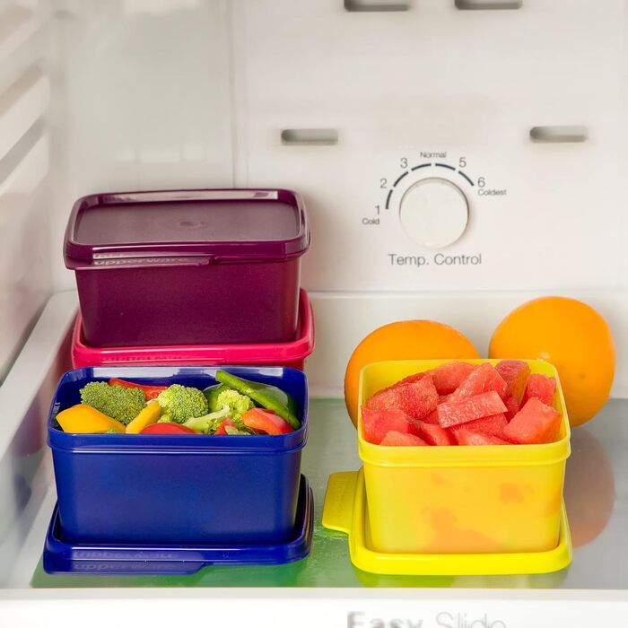 Контейнери для холодильника Tupperware Square Keep Tab 500 мл, 4 шт.