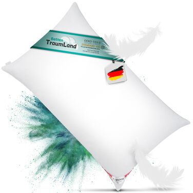 Подушка Bach&39s Beds World Canada Down з пуховим наповнювачем Canada без пір&39я 40x80 см 400 г CADA Extra Soft Sleeping Comfort