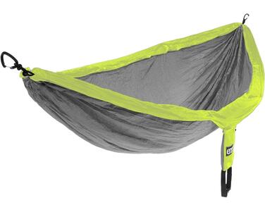 Легкий кемпінговий гамак Eagles Nest Outfitters DoubleNest, на 1-2 особи, спеціальні кольори, сірий/неоновий ATC