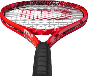 Тенісна ракетка Wilson Unisex Adult Pro Staff Precision XL 110, 4-3/8&39 (3), червона / чорна / біла