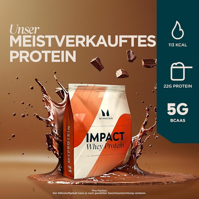 Протеїн Myprotein Impact Whey Natural Chocolate, 1000 г