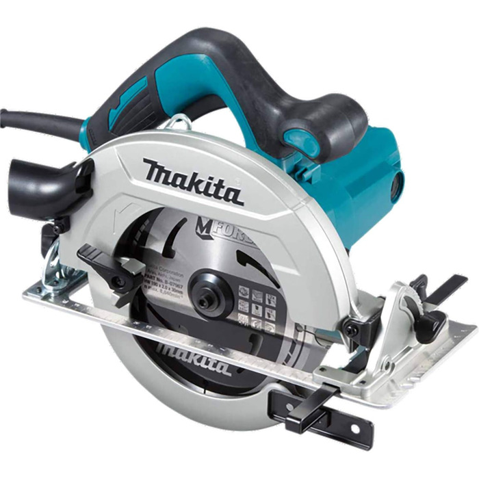 Циркулярна пила Makita HS7611J, 1600 Вт, 240 В, синя, 190 мм одинарна