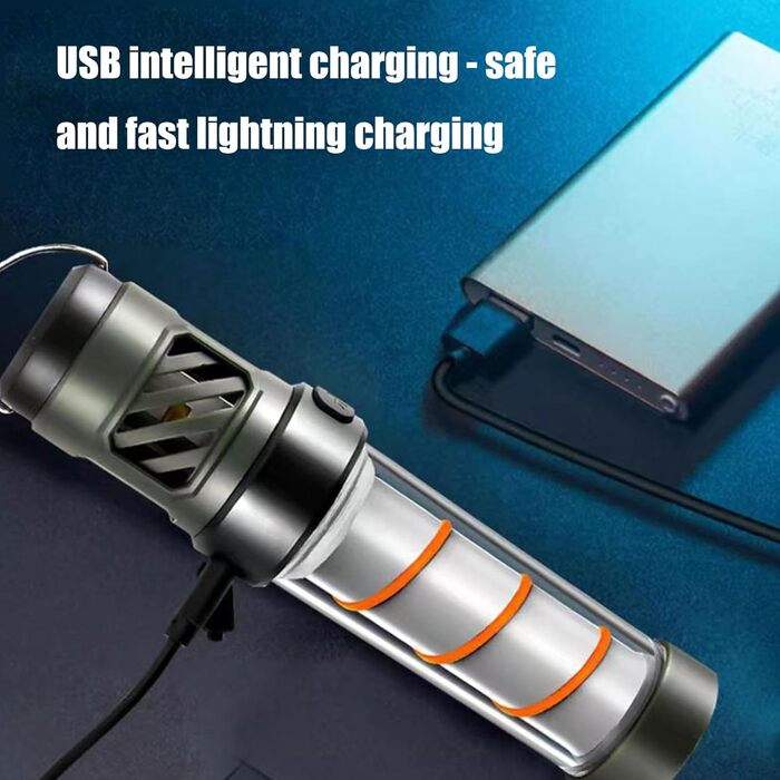 Компактний, потужний, портативний ліхтар, чудово підходить для кемпінгу, походів, відключень електроенергії, висока вихідна потужність, площа освітлення 350 м, портативний високопродуктивний ліхтар, водостійкий для пересіченої місцевості