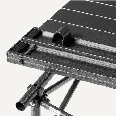 Кемпінговий стіл Storeo Basics, великий, 70,4 см (Ш) x 70,4 см (Г) x 69,9 см (В), чорний