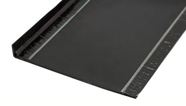 Набір BigDean із 5 гумових килимків для сходів - 75x25 см - зі скошеним краєм, нековзний, для внутрішніх та зовнішніх сходів - стійкий до вітру та негоди, для безпечного підйому сходами