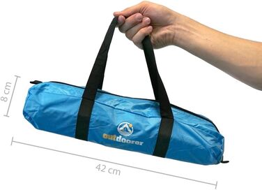 Пляжний намет Helios для активного відпочинку - дорожній пляжний намет, захист від ультрафіолету 80, міні-розмір, пляжний намет, захист від сонця та вітру, синій