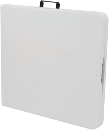 Стіл для кейтерингу THINIA HOME, складаний, прямокутний, портативний, білий, 150 см, багатофункціональний стіл для кемпінгу та заходів у приміщенні або на відкритому повітрі, ніжки зі смоли та сталі для 2-4 осіб