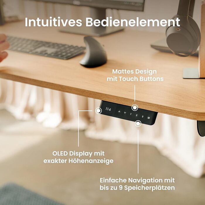 Каркас столу з регулюванням висоти, каркас столу з електричним регулюванням висоти, сертифікований TV, стіл з регулюванням висоти та подвійною моторною системою, 7-річна гарантія, чорний