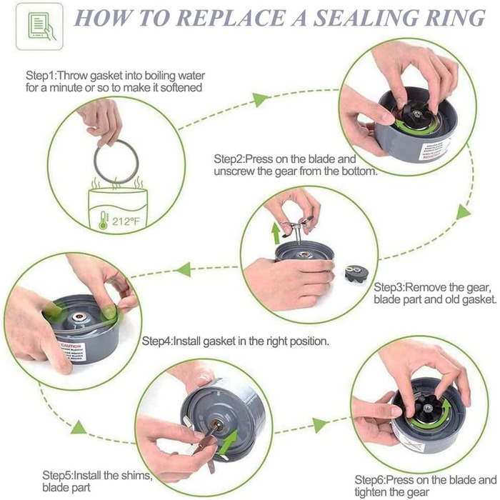 Змінне лезо соковижималки для оригінального електричного блендера Nutribullet 600 Вт/Pro 900 Вт Блендер для смузі, запасні частини Nutribullet ука