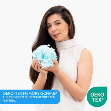 Подушка з піни з ефектом пам&39яті, ергономічна та охолоджувальна, регульований наповнювач для ідеальної підтримки шиї, ортопедична подушка для шиї для сну на боці, спині та животі, дихаюча та придатна для прання