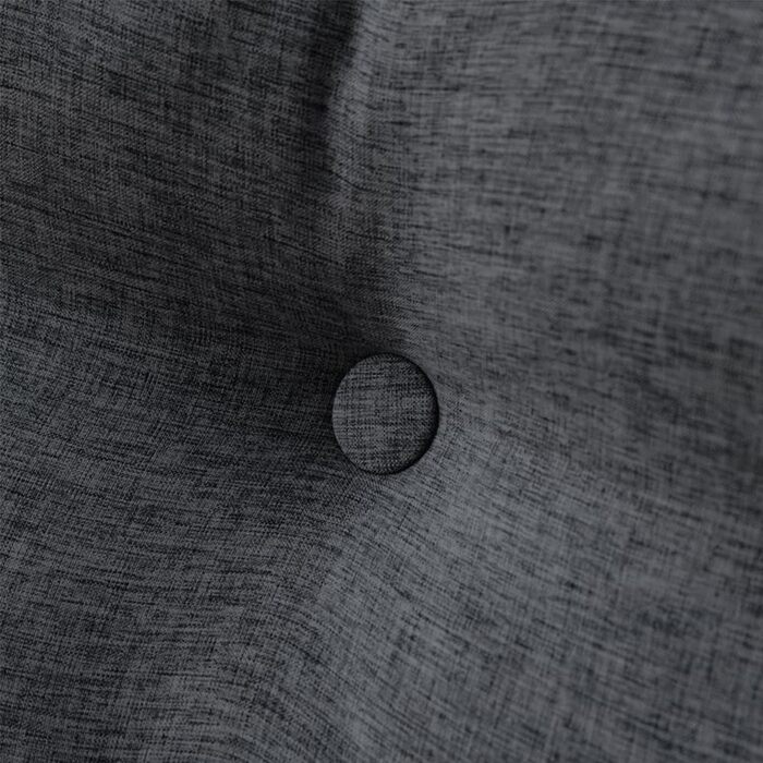 Подушка-клін, трикутна, валик для шиї, велика подушка для спини, бавовна та льон, підставка для читання для ліжка, подушка для читання, знімна (темно-сіра, 200 x 50 x 20 см, бавовна та льон) Темно-сіра бавовна та льон 200*50*20 см