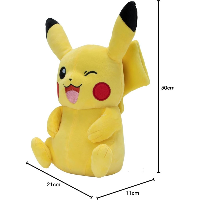 М'яка іграшка Pikachu, 30 см офіційний ліцензійний продукт Pokmon