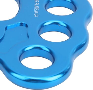 Такелажна пластина VGEBY 45KN з 8 отворами з алюмінієвого сплаву, багатошаровий анкерний з&39єднувач з роздільним перегородкою для скелелазіння та активного відпочинку на свіжому повітрі