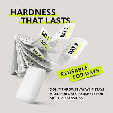 Жувальна гумка для тренування щелепи JAWLINER Hard Fitness Gum (м'ята)