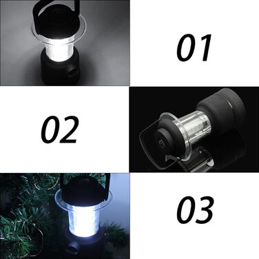 Світлодіодний кемпінговий ліхтар SOLUSTRE 5 Вт з регулюванням яскравості, ліхтар для намету IP65, акумуляторний, з компасом та гачком, надійний аварійний ліхтар для активного відпочинку та походів