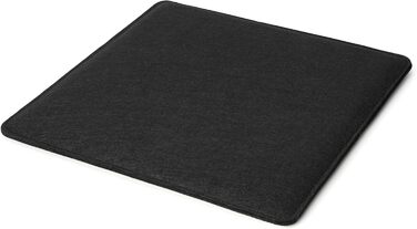 Подушка для сидіння FILU Felt 2-Pack Black Square (колір і форма на вибір) 35 x 35 см Подушка для сидіння для приміщень і вулиці, прикраса для будь-якого стільця у вітальні або їдальні, садове крісло/балконне крісло