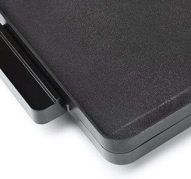 Настільний гриль Tristar - 2000 Вт, антипригарне покриття, жирозбірник, поверхня гриля 49 x 27 см, BP-2750 чорний