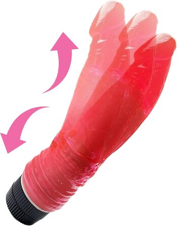 Класичний вібратор для жінок Future of your pleasure Sensual 19 см, діаметр 3,6 см, TPR, червоний, тихий